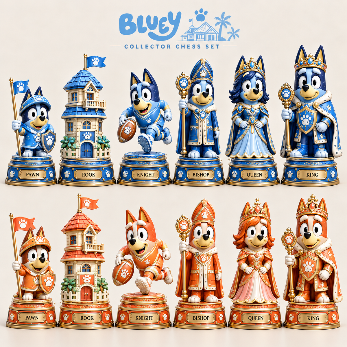 Premium BLU Chess Set NPL